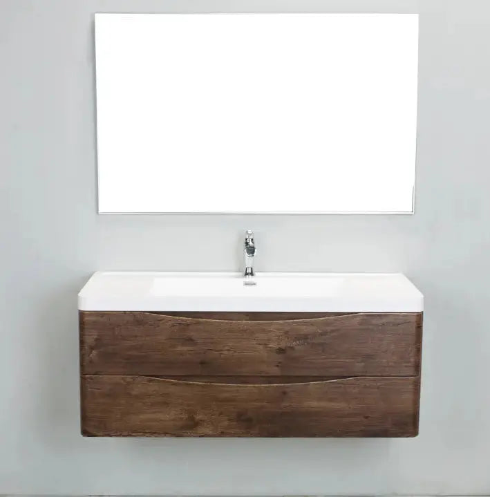 Smile Range Wall Hung Vanity Rosewood Finish 1200 x 480 x 480mm -  - #tag1# - #tag2#- #variant#