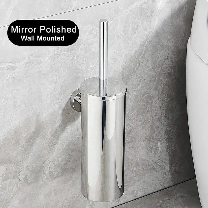 Stainless Steel Bathroom Toilet Brush Holder Wall Mounted -  - #tag1# - #tag2#- #variant#