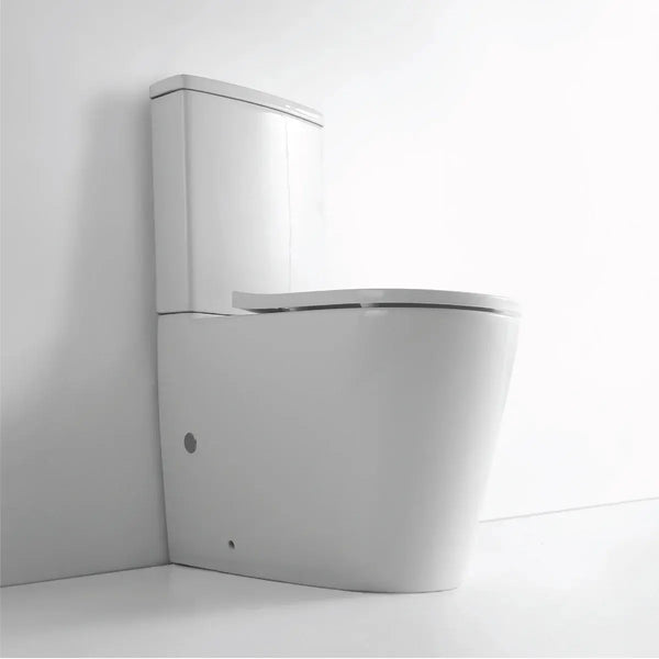 Tornado V.3 Back-to-Wall Toilet Suite in Gloss White | Powerful & Quiet Flush -  - #tag1# - #tag2#- #variant#