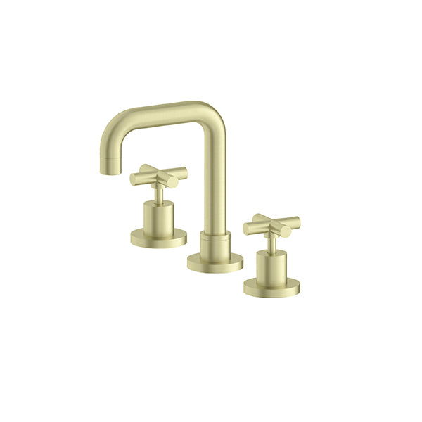 X PLUS BASIN SET MATTE BLACK / BRUSHED GOLD -  - #tag1# - #tag2#- #variant#